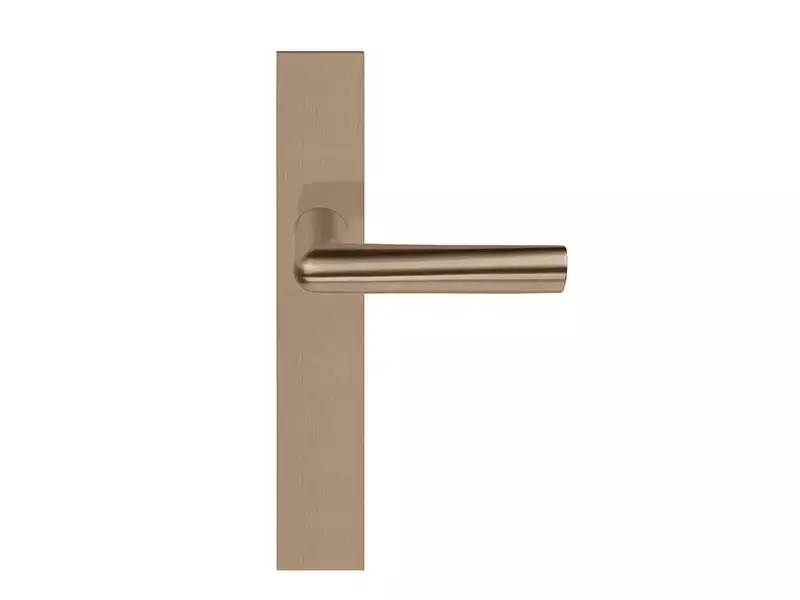 Deurkruk op schild PVD licht brons Inc Piet Boon PBI102P236SFC